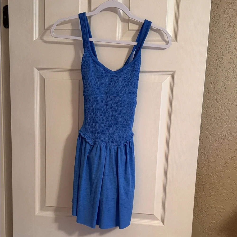 FP Movement by Free People Blue Mini Dress - Picture 1 of 3